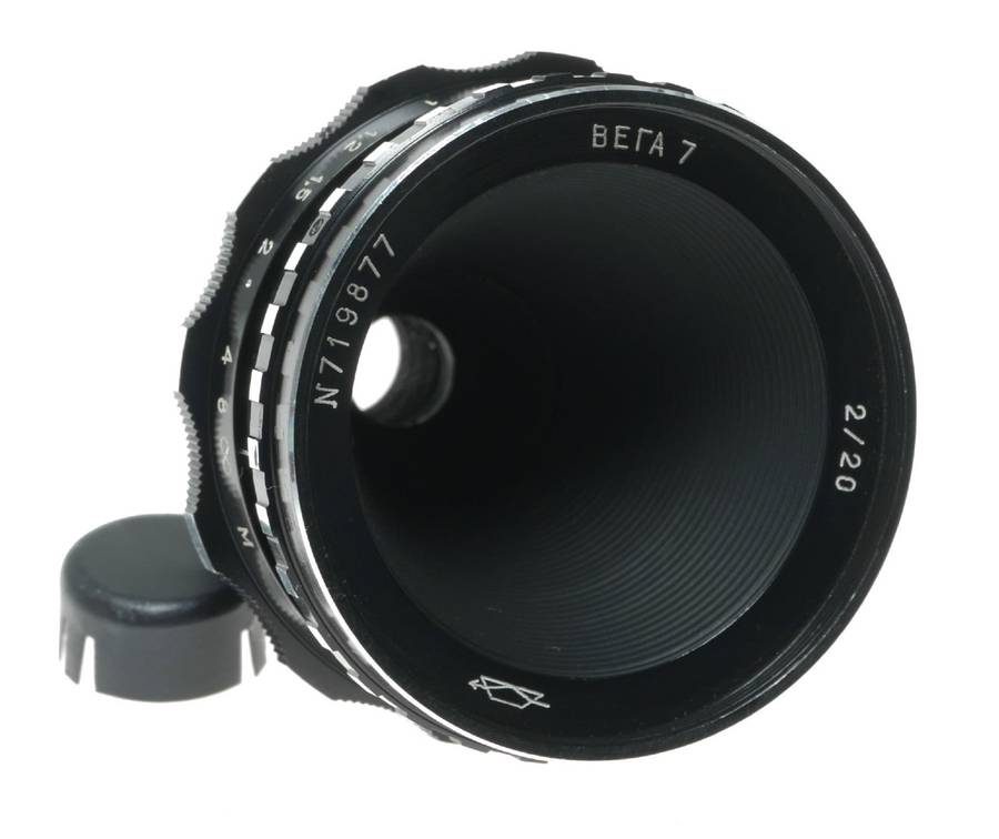 Beta 7 Vega 2/20mm f2 is wide angle Soviet lens movie