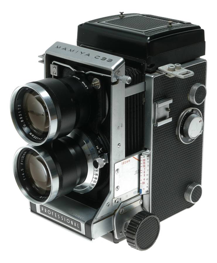 Mamiya C33 TLR Camera with Mamiya-Sekor 135mm f/4.5 Lens