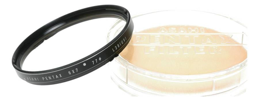 Asahi Pentax 6x7 Medium Format Film Camera 77mm UV Filter