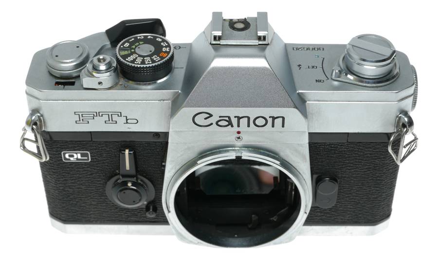 Canon FTb QL Chrome SLR Film Camera from Japan
