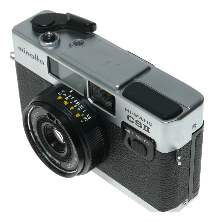 Minolta Hi - Matic CSII Film Camera 38mm f/2.7 Rokkor Lens