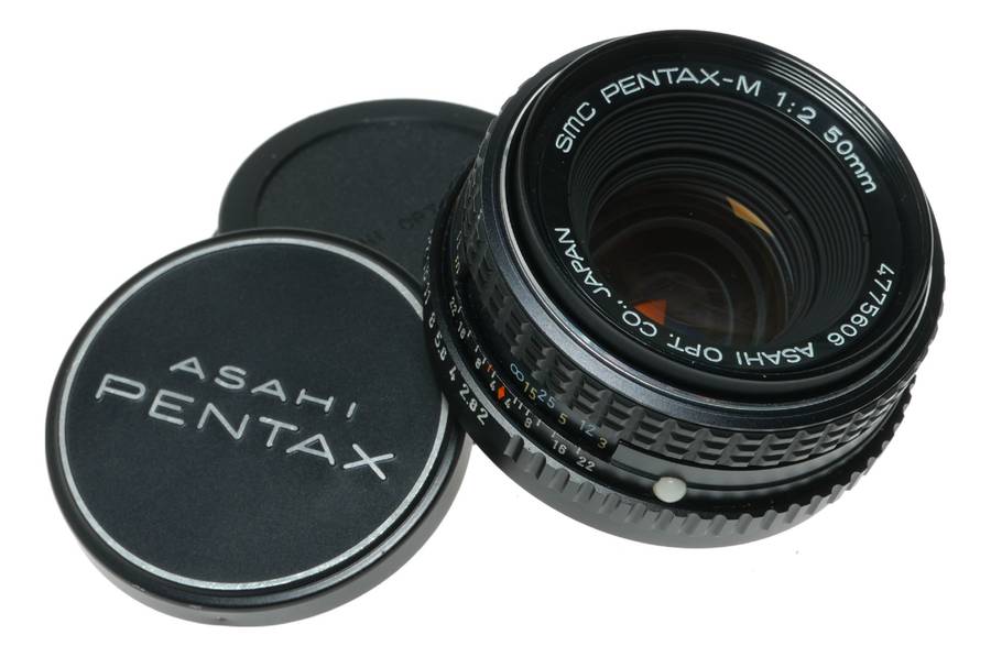 Asahi Pentax SMC Pentax-M 50mm f/2 SLR Camera Lens