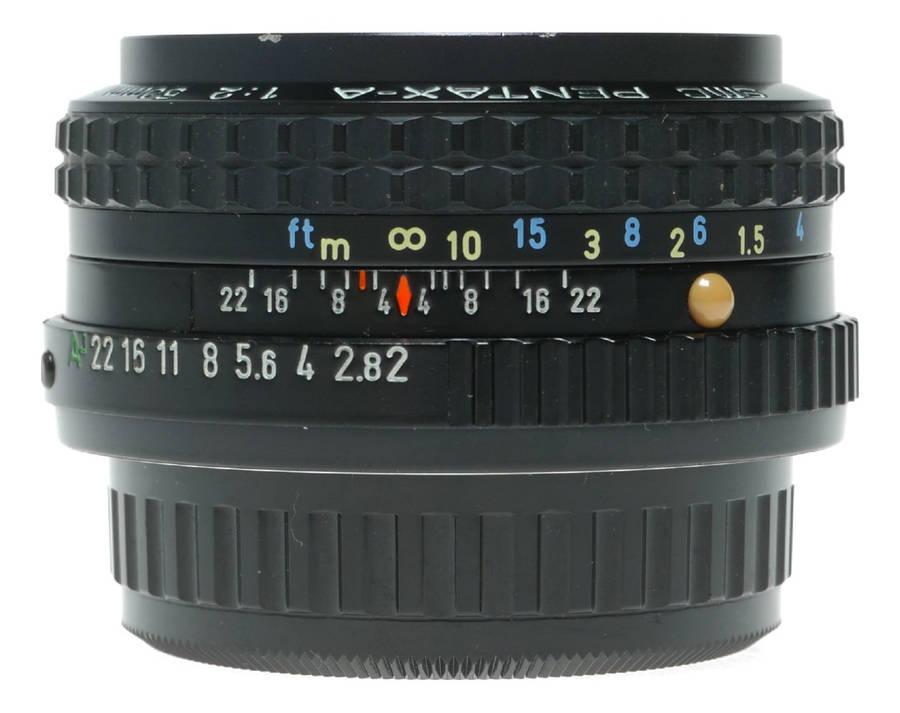 Pentax SMC Pentax-A 50mm f/2 SLR Film Camera Lens