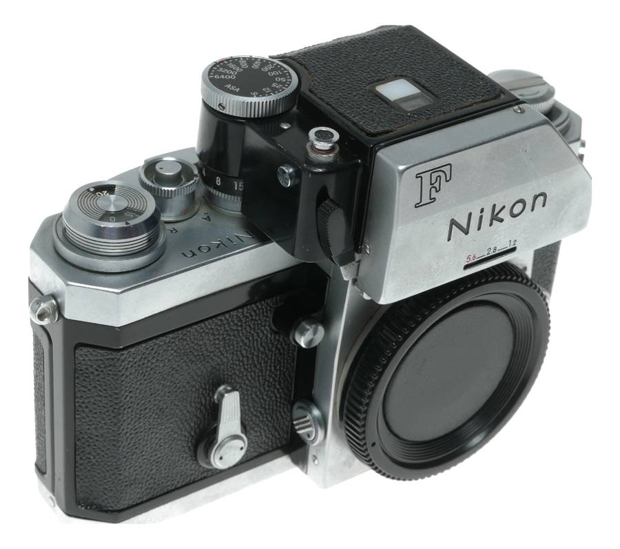 Nikon F Film SLR Camera body Multiple Shutter Speeds ISO