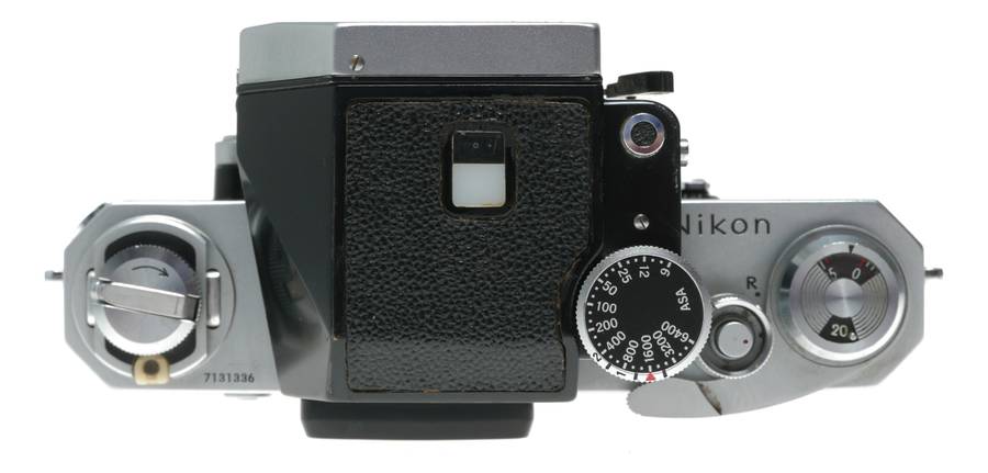 Nikon F Film SLR Camera body Multiple Shutter Speeds ISO