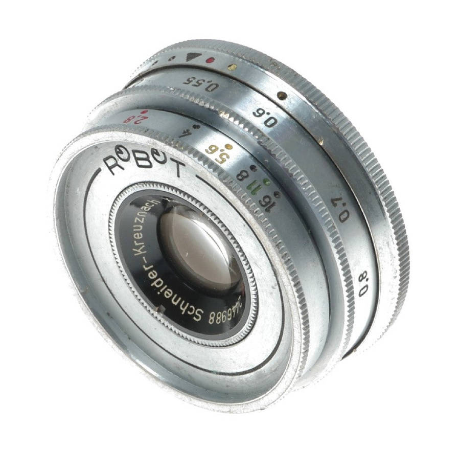 Robot Schneider Xenar 1:2.8/37.5 Camera Lens Robot Mount