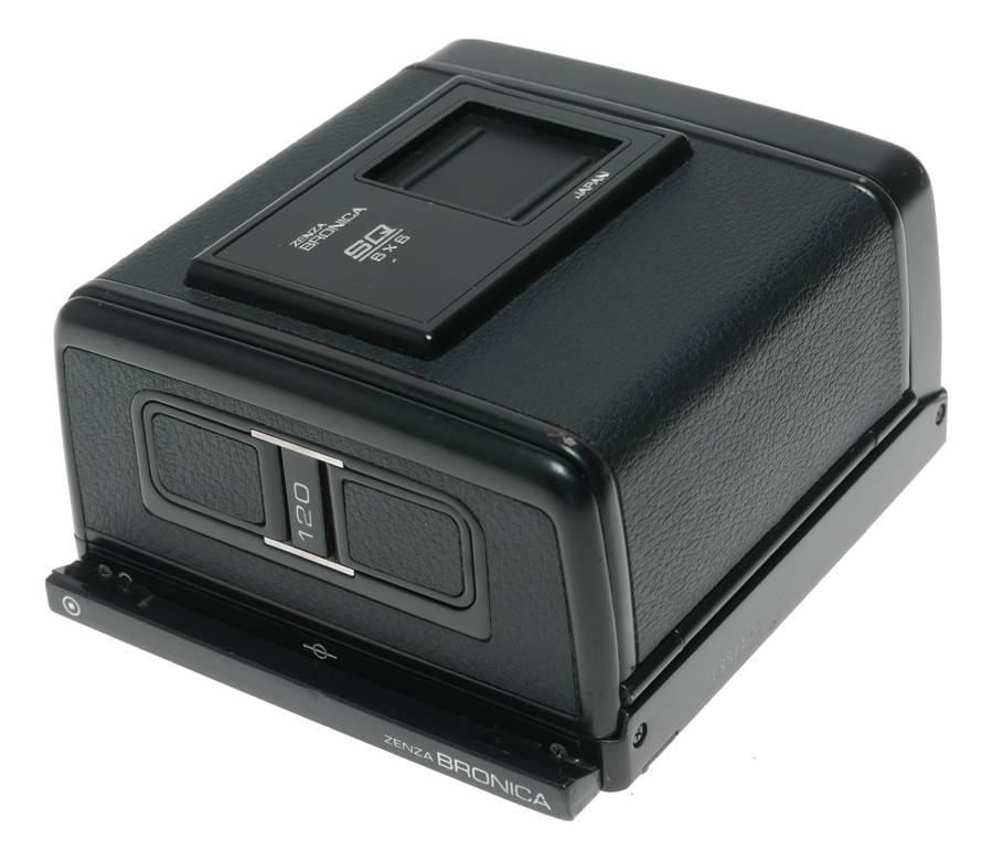 Zenza Bronica SQ 6x8 Medium Format Film Camera black back