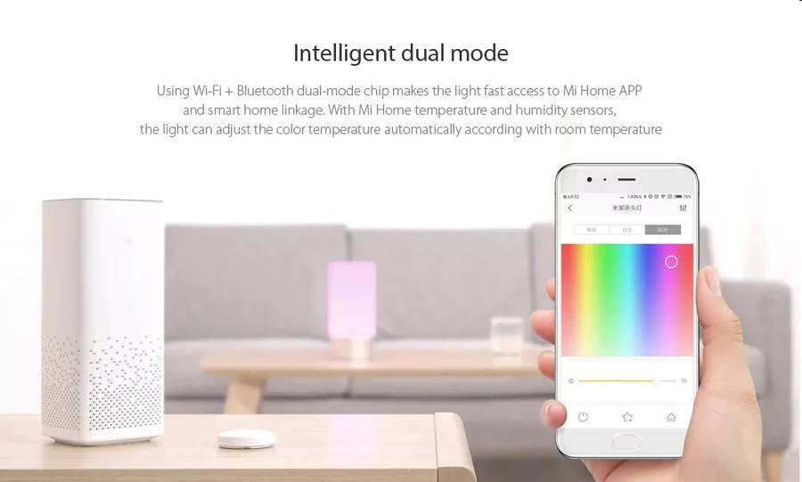 Mi Smart Light Indoor Lamp  - Touch Control Bluetooth Wi-Fi