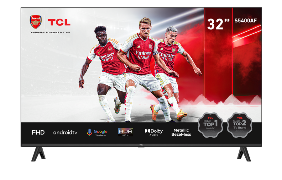 TCL TV, 32 Smart FHD Android TV - 32S5400AF