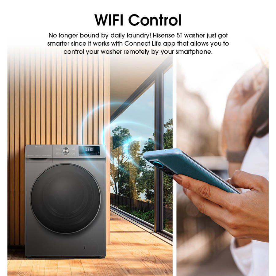 Hisense 10.5KG, Front loader wash and dry-WD3Q1043BT