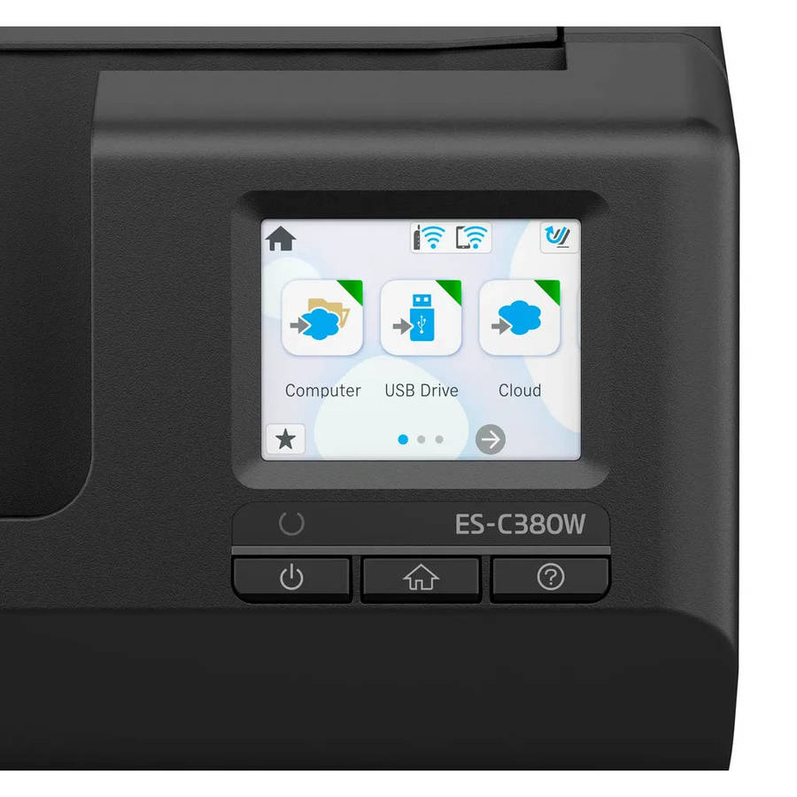 Epson ES-C380W A4 Compact Network Scanner