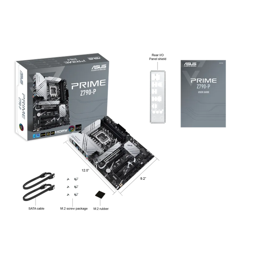 ASUS PRIME Z790-P, Intel, LGA 1700, Intel® Celeron®