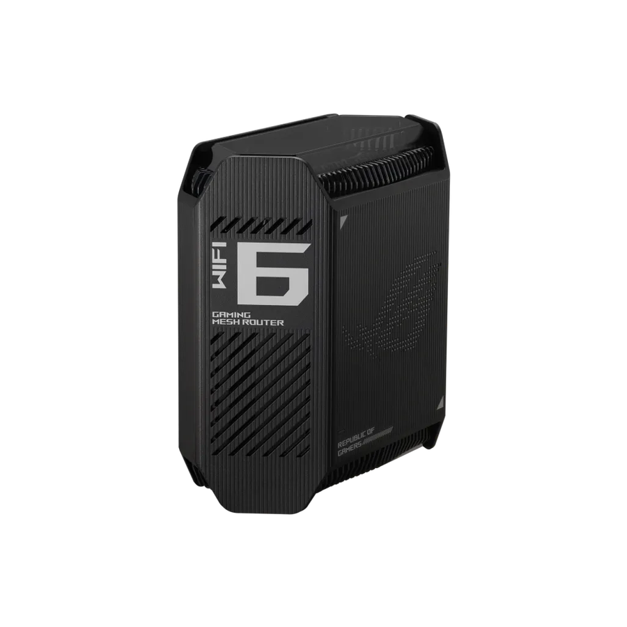 ASUS ROG Rapture GT6 (B-2-PK), Black, Internal, Mesh router, Power, 538.8 m², Tri-band (2.4 GHz ...