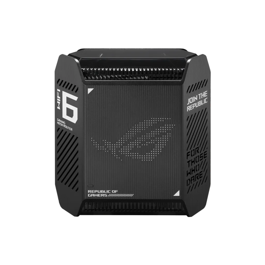 ASUS ROG Rapture GT6 (B-2-PK), Black, Internal, Mesh router, Power, 538.8 m², Tri-band (2.4 GHz ...