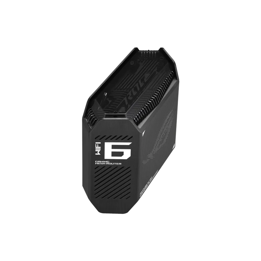 ASUS ROG Rapture GT6 (B-2-PK), Black, Internal, Mesh router, Power, 538.8 m², Tri-band (2.4 GHz ...