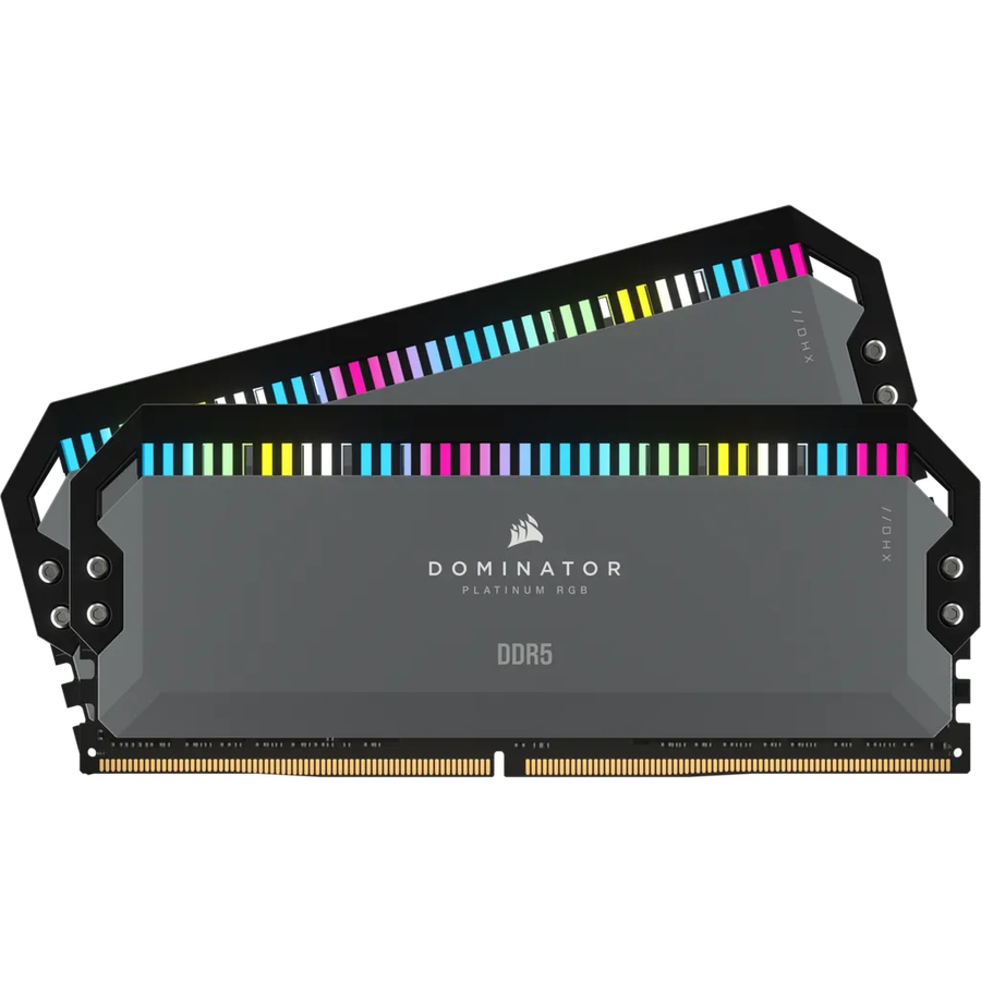 Corsair Dominator Platinum RGB, 32 GB, 2 x 16 GB, DDR5, 6000 MHz, 288-pin DIMM