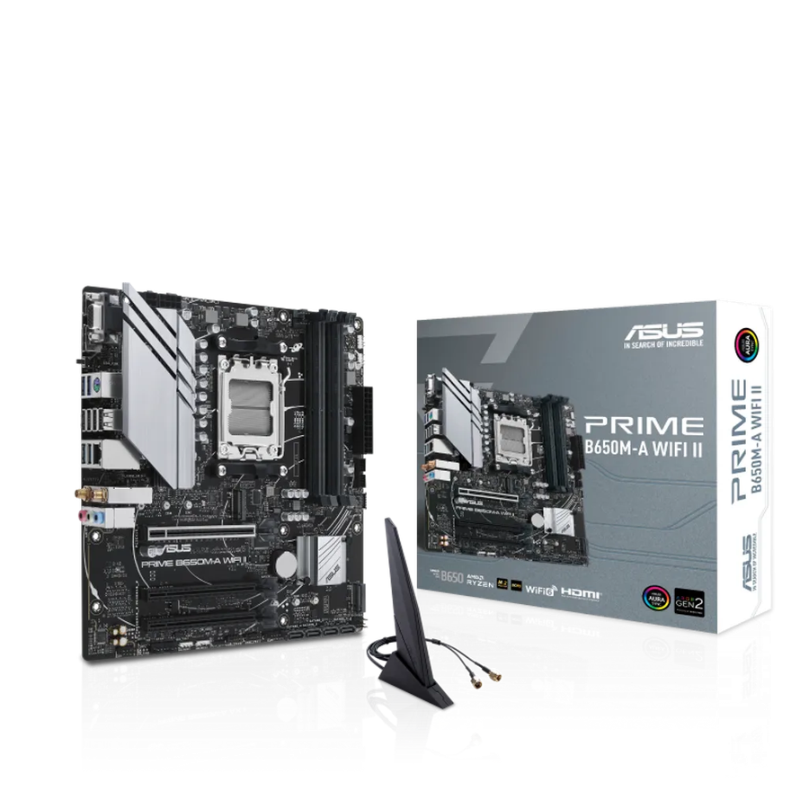 ASUS PRIME B650M-A WIFI II, AMD, Socket AM5, AMD Ryzen 7