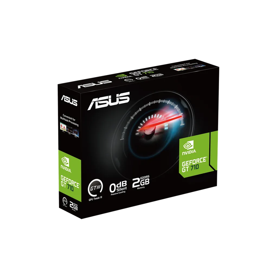 ASUS GT710-SL-2GD5-BRK-EVO, GeForce GT 710, 2 GB, GDDR5, 64 bit