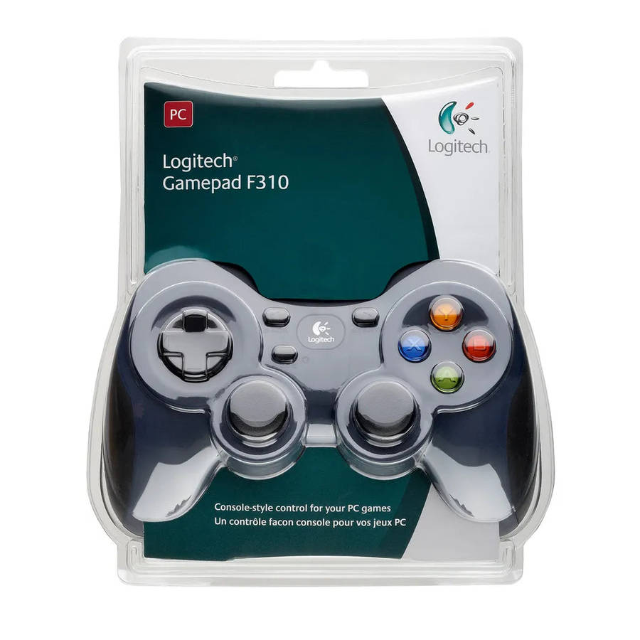 Logitech G Gamepad F310, Gamepad, PC, Back button, D-pad
