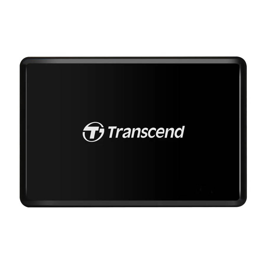 Transcend RDF2 Card Reader, CF, CF Type II, Black, CE/FCC/BSMI/KC/RCM/EAC