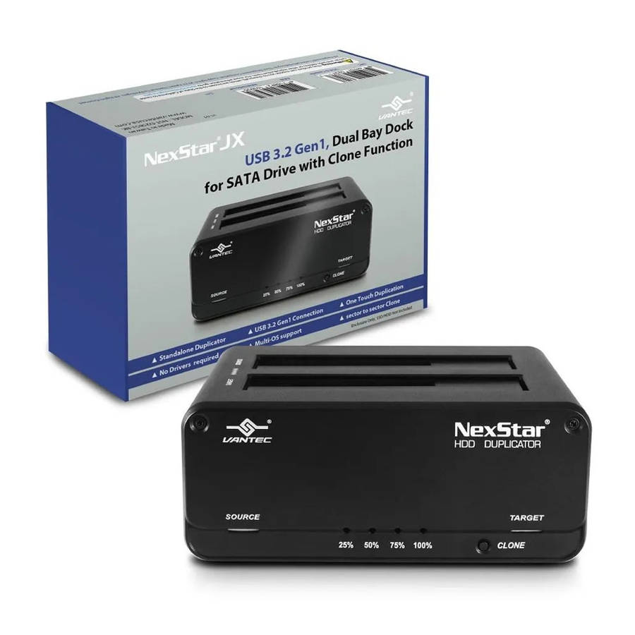Vantec NexStar JX, HDD, SSD, Serial ATA