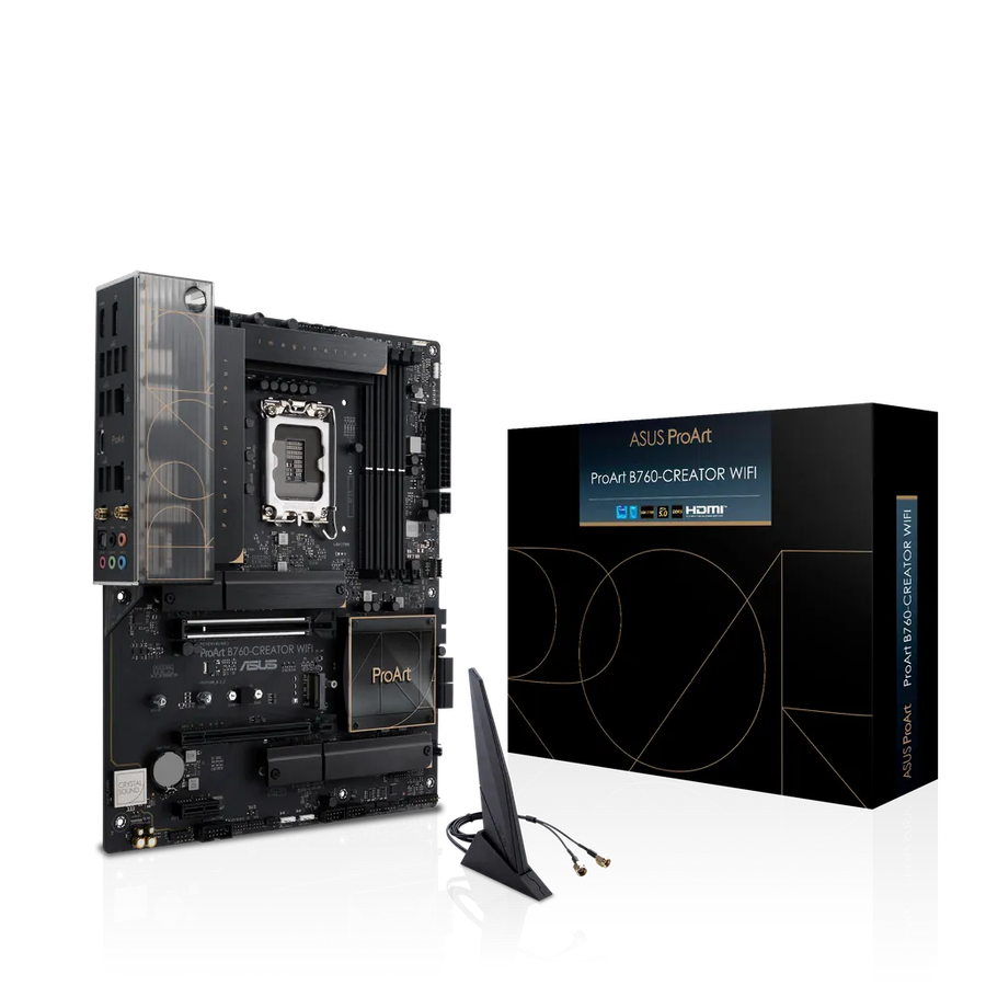 ASUS PROART B760-CREATOR WIFI, Intel, LGA 1700, Intel® Celeron®