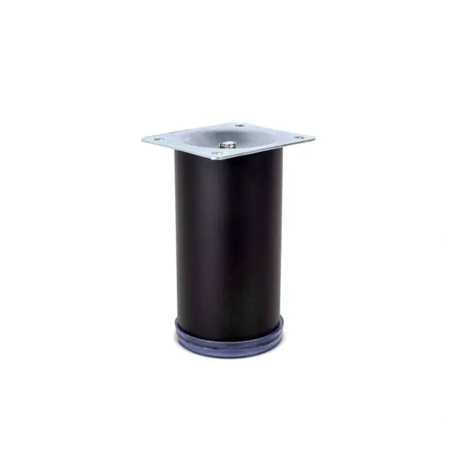 Straight Round Leg, Eco, H100mm x 50mm, Black