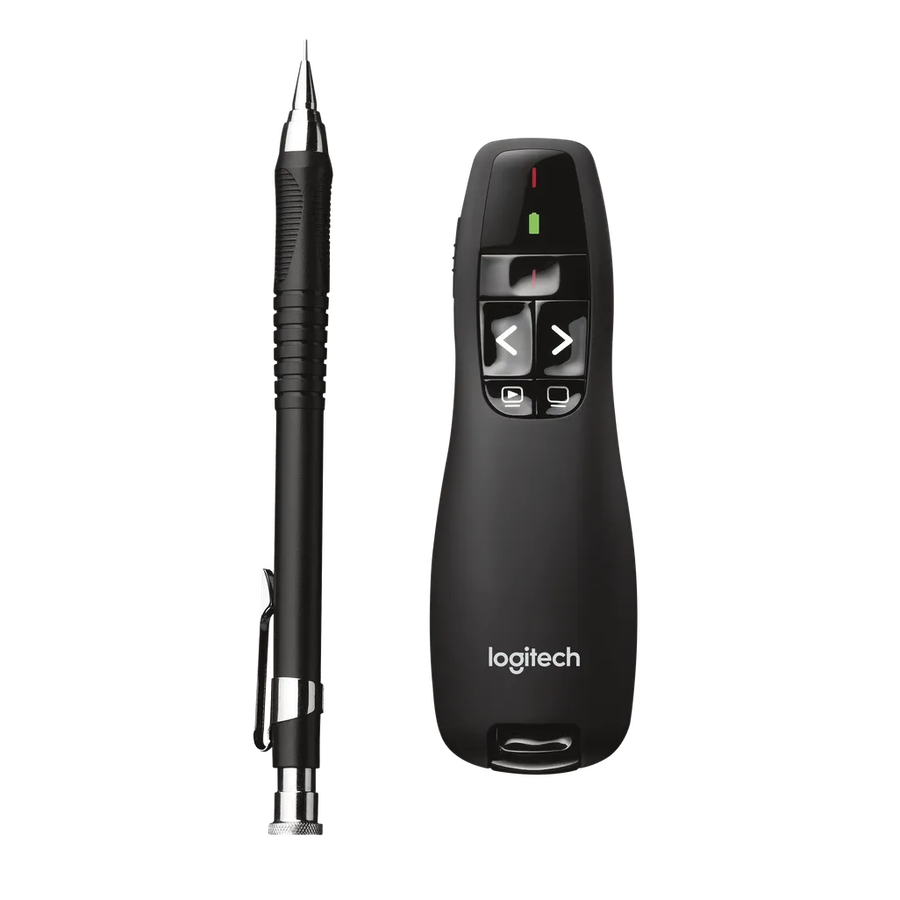Logitech Wireless Presenter R400, RF, USB, 15 m, Black