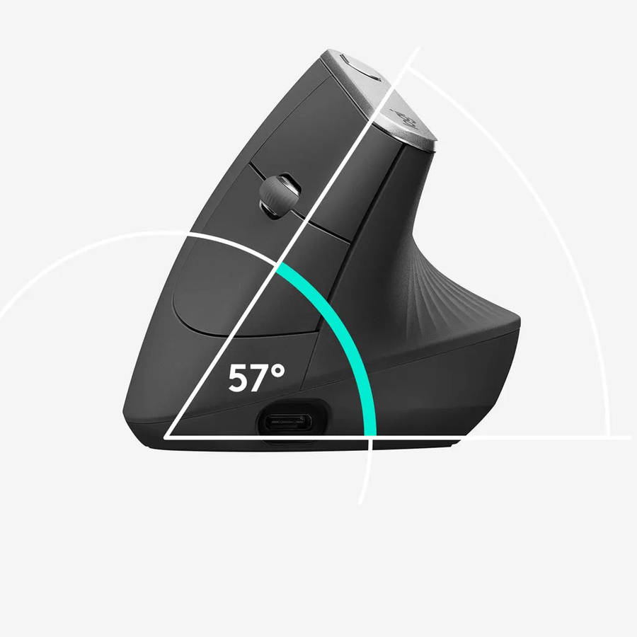 Logitech MX Vertical Advanced Ergonomic mouse, Right-hand