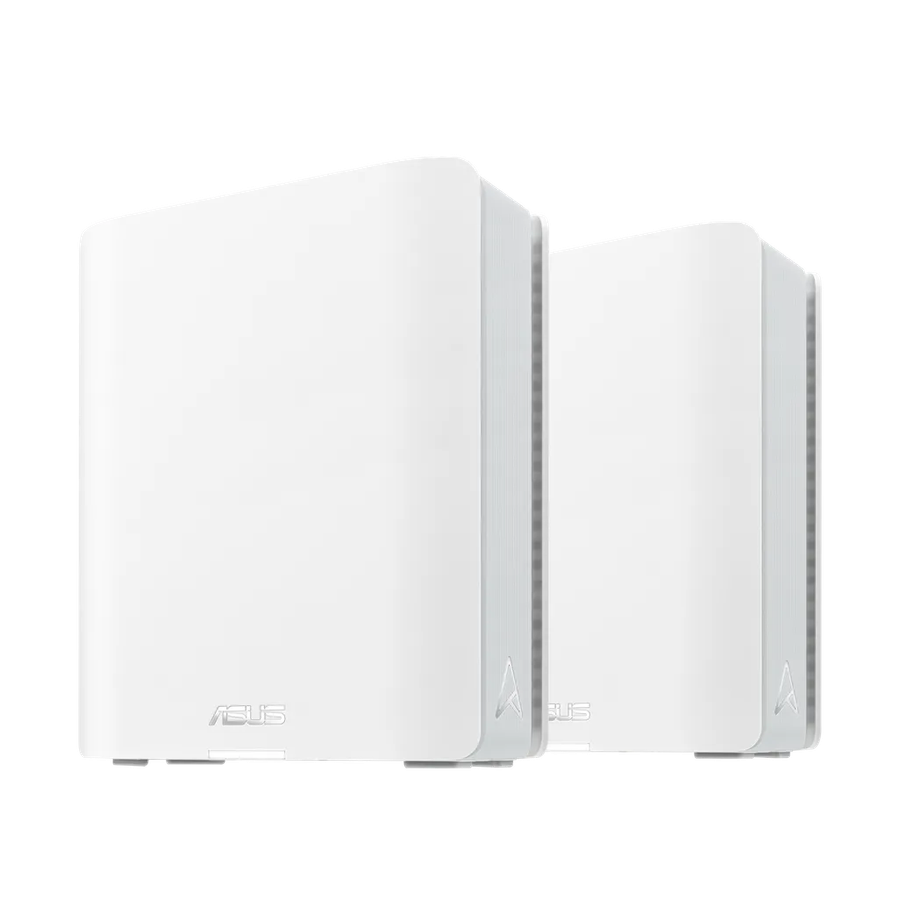 ASUS ZenWiFi BT8 (2-pack), White, Internal, Mesh system, Power, 548 m², Tri-band (2.4 GHz / 5 GH...