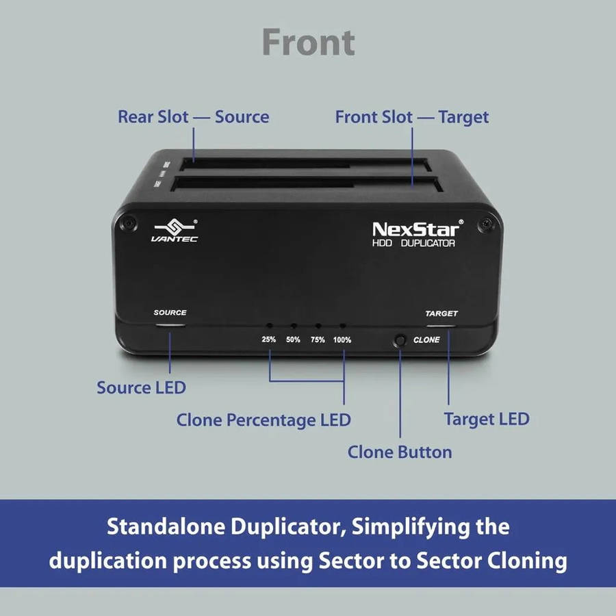 Vantec NexStar JX, HDD, SSD, Serial ATA