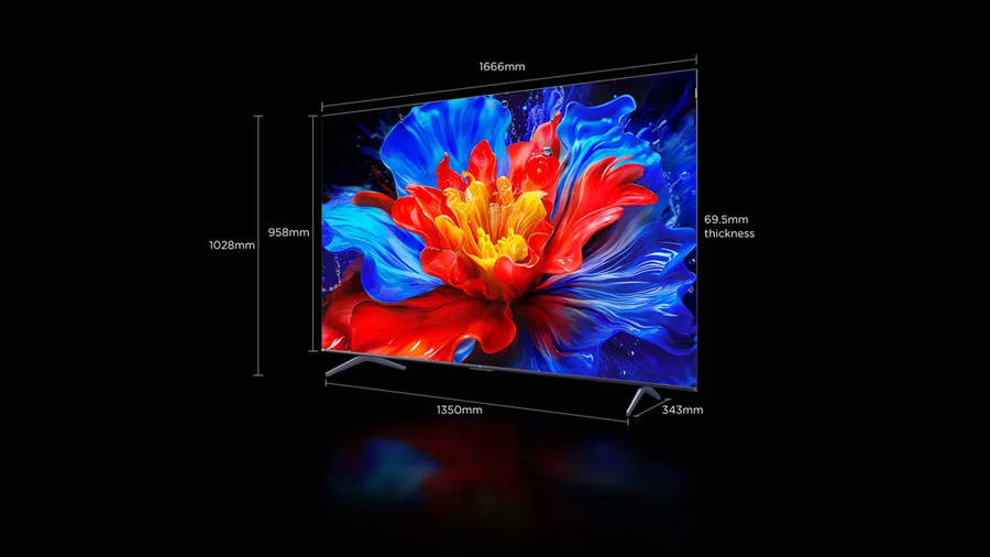 TCL 98 inch QLED 4K Google TV  98P8K