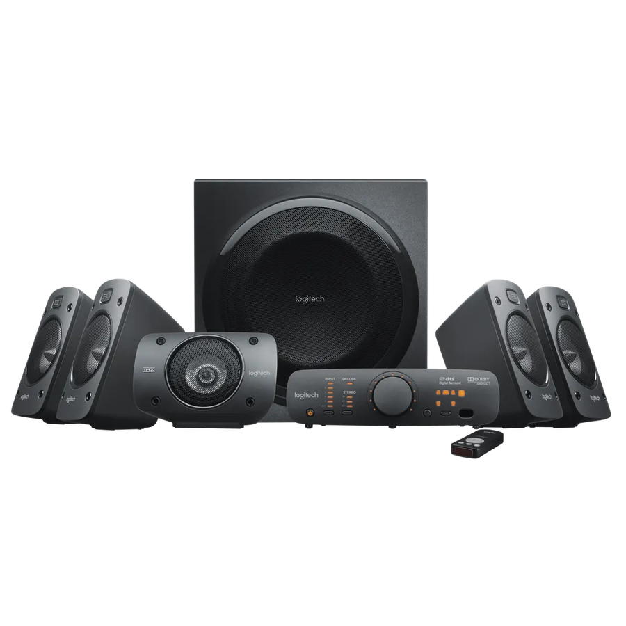 Logitech Surround Sound Speakers Z906, 5.1 channels, 500 W, Universal, Black, 1000 W, IR