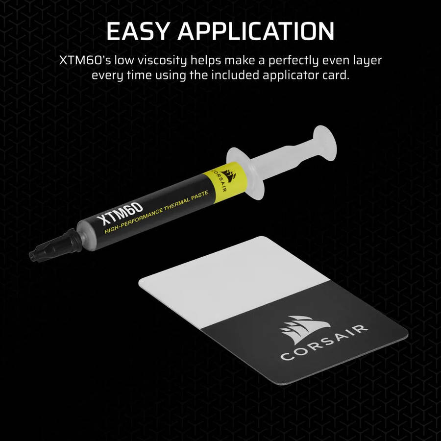Corsair XTM60, Thermal paste, 14 mm