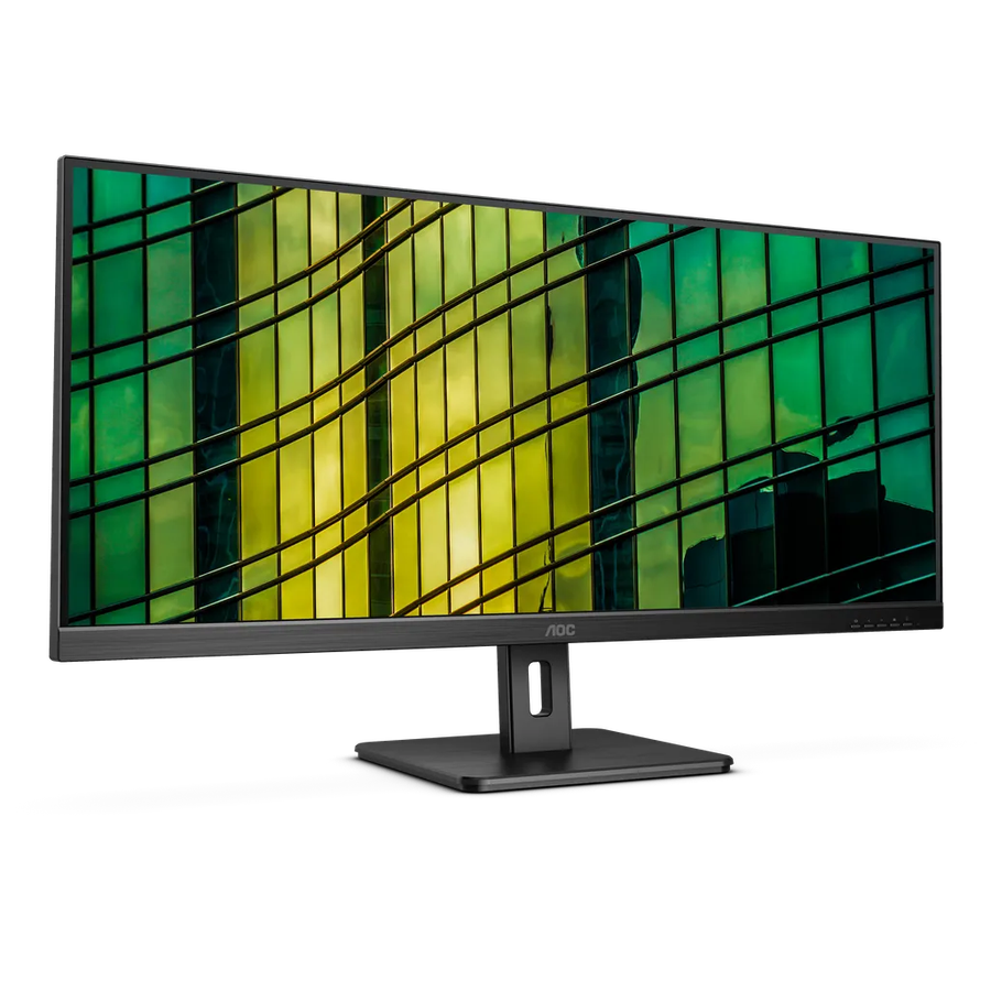 AOC U34E2M, 86.4 cm (34"), 3440 x 1440 pixels, Wide Quad HD, 4 ms, Black