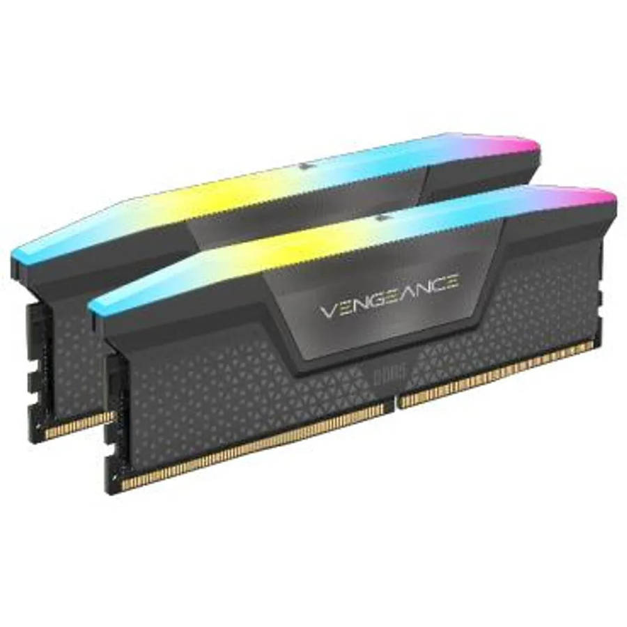 Corsair Vengeance RGB CMH32GX5M2B5600Z40, 32 GB, 2 x 16 GB, DDR5, 5600 MHz, 288-pin DIMM, Black