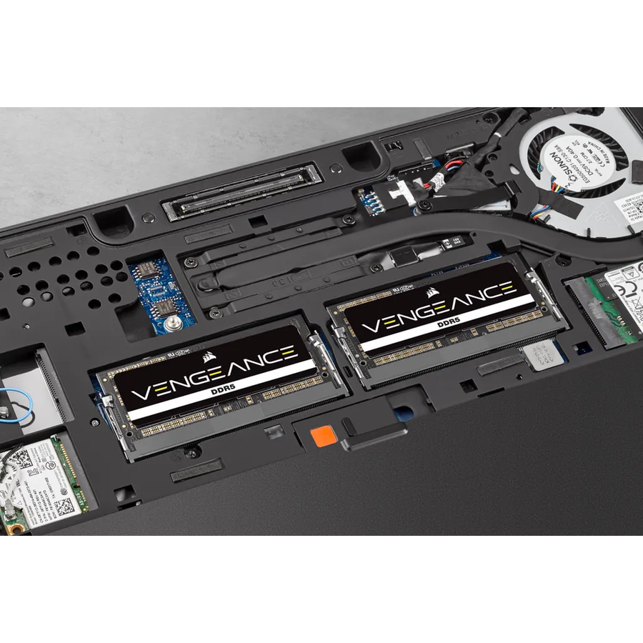 Corsair Vengeance CMSX16GX5M1A4800C40, 16 GB, 1 x 16 GB, DDR5, 4800 MHz, 262-pin SO-DIMM, Black