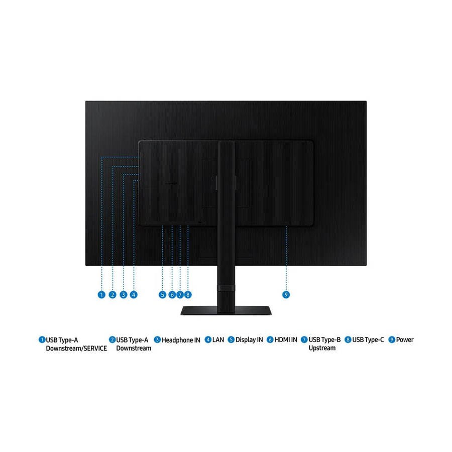 Samsung S80UD, 81.3 cm (32"), 3840 x 2160 pixels, 4K Ultra HD, LCD, 5 ms, Black