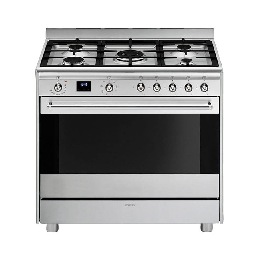 Smeg 90cm Gas/Electric Cooker Stainless Steel  SSA91MAX2