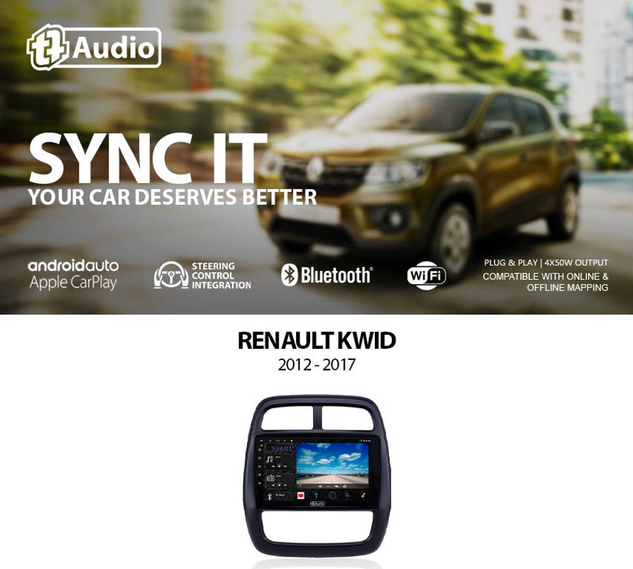 TT Audio 9 replacement radio for RENAULT Sandero 2012-2017 (2K SCREEN)