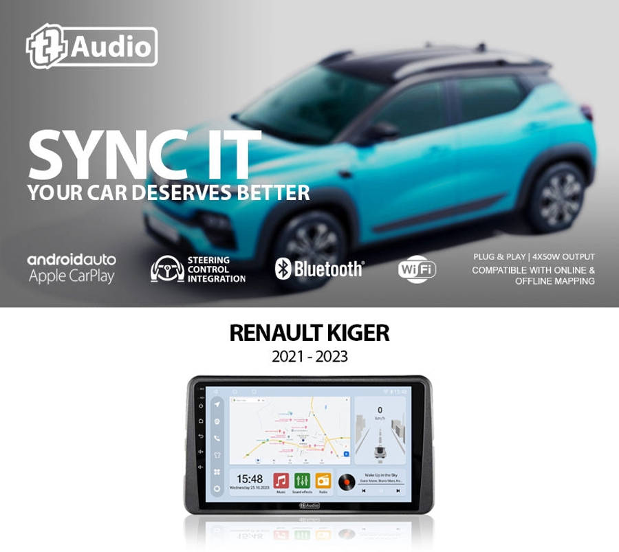 TT Audio 9 replacement radio for RENAULT Renault Triber 2019-2024 (2K SCREEN)