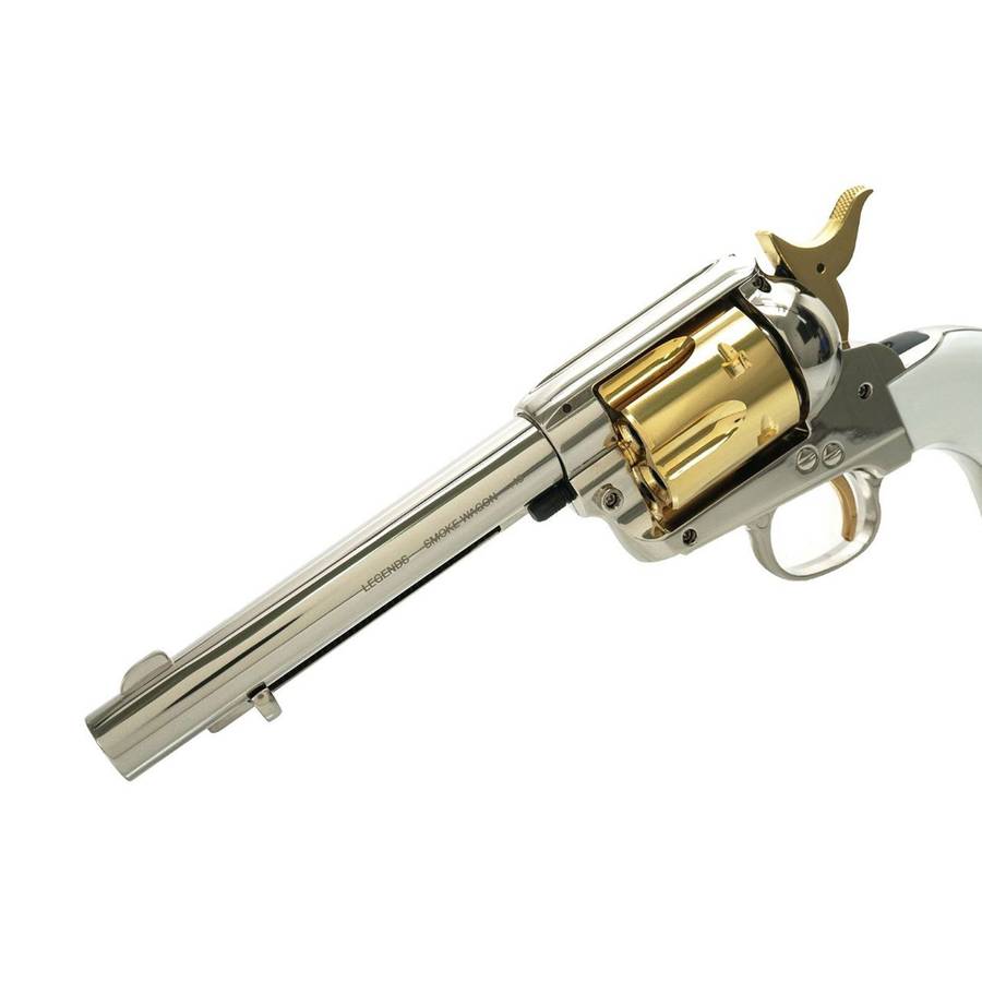 Umarex Colt SAA 45 Gold Edition Gas Gun (Semi Auto|CO2|6|394 FPS|3J|4.5mm BB/Revolver) 5.8353