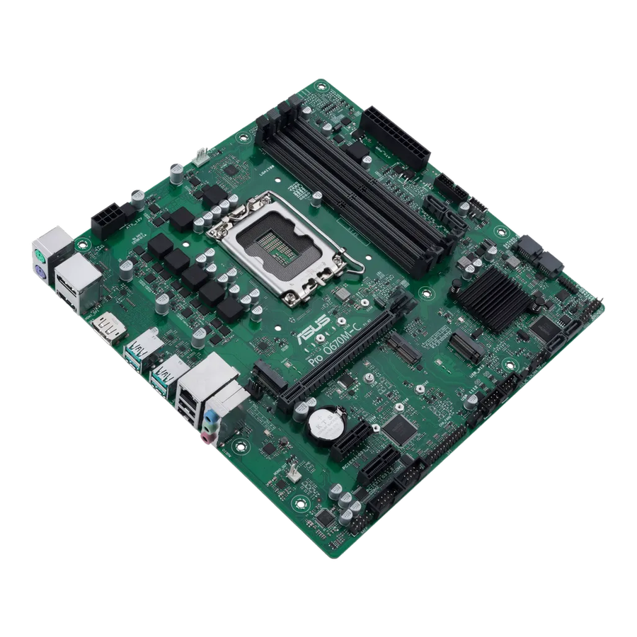 ASUS PRO Q670M-C-CSM, Intel, LGA 1700, Intel® Celeron®
