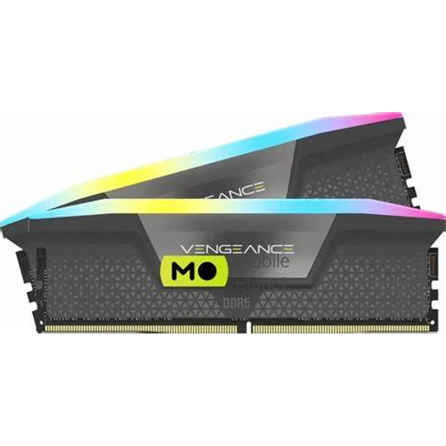 Corsair Vengeance RGB CMH32GX5M2B5200Z40K, 32 GB, 2 x 16 GB, DDR5, 5200 MHz, 288-pin DIMM