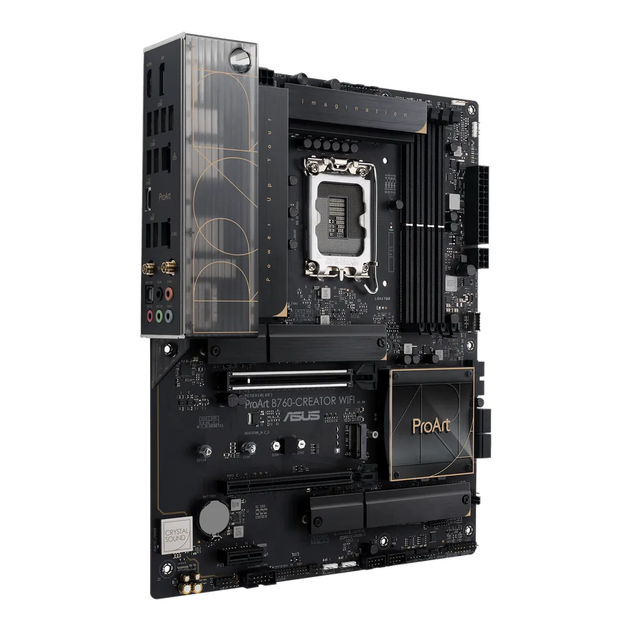 ASUS PROART B760-CREATOR WIFI, Intel, LGA 1700, Intel® Celeron®
