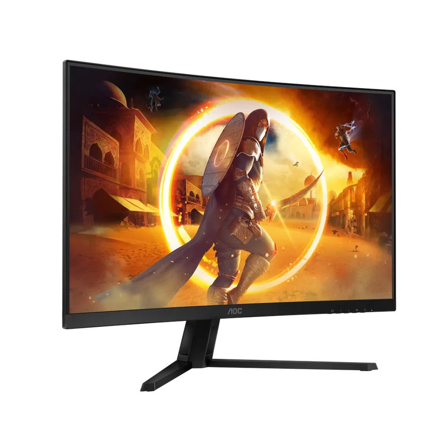 AOC G4 CQ32G4VE, 81.3 cm (32"), 2560 x 1440 pixels, Quad HD, LCD, 0.5 ms, Black, Grey