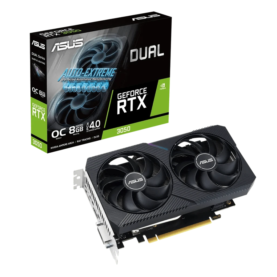 ASUS Dual -RTX3050-O8G-V2, GeForce RTX 3050