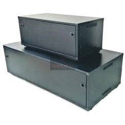 Battery Box for 2 x 100Ah Batteries with Adjustable Feet - Black