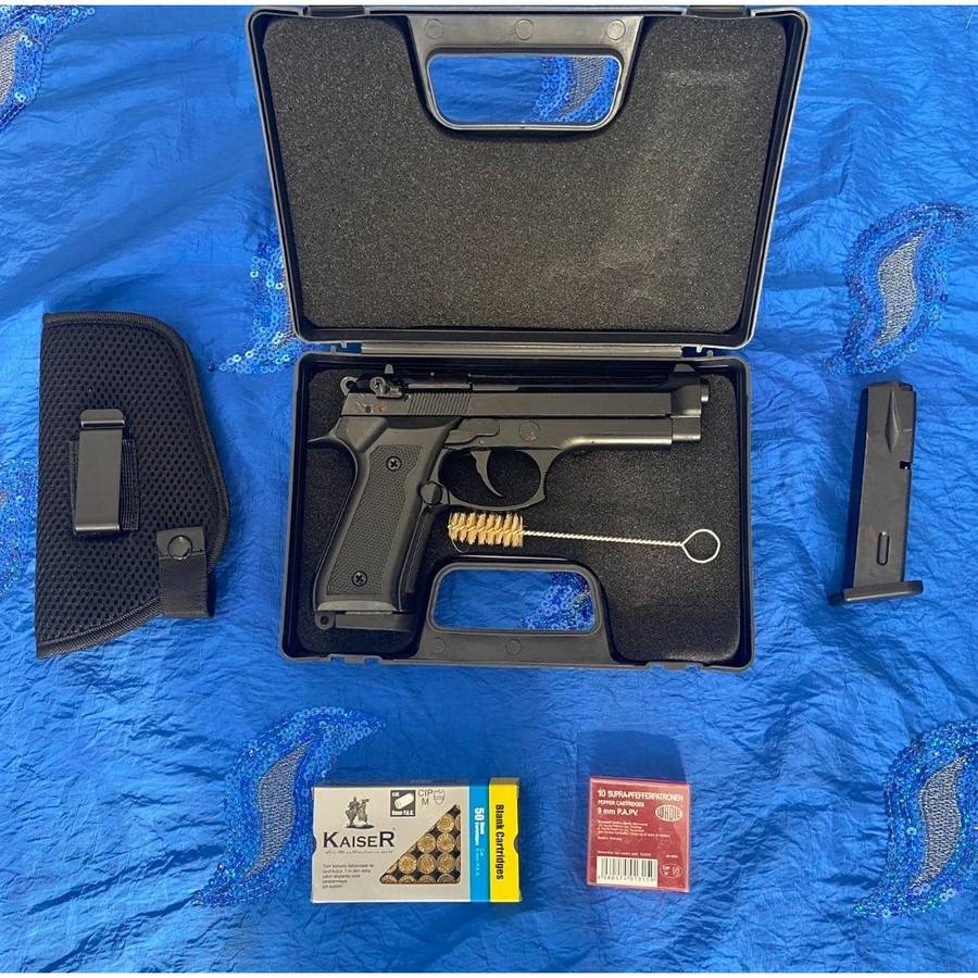 Blow F92 Black Blank/Pepper Gun (Semi Auto|15+1|9mm PAK)