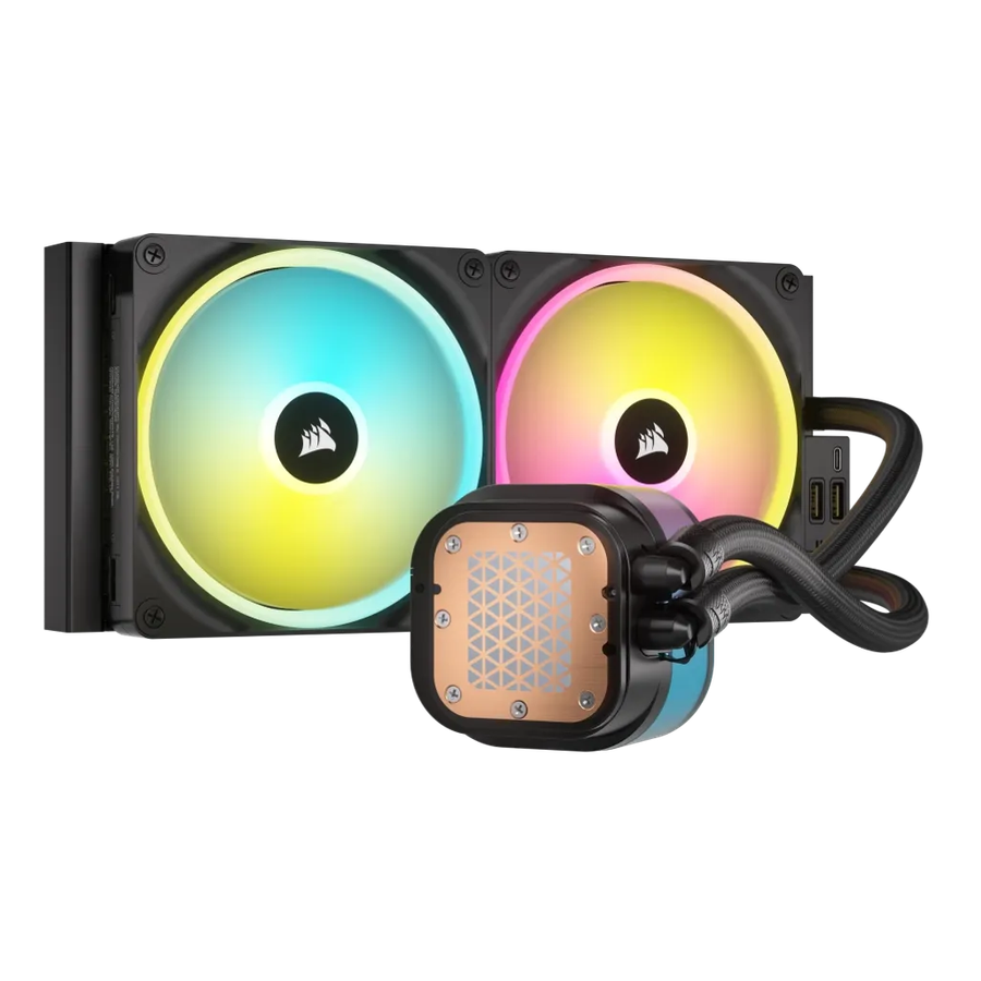 Corsair H115I, Liquid cooling kit, 14 cm